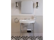 ELLE by Devon&Devon - Lavabo ovale a consolle con porta asciugamani - 5