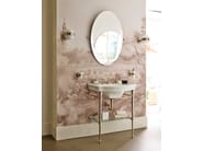 ELLE by Devon&Devon - Lavabo ovale a consolle con porta asciugamani - 2