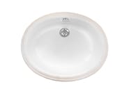 WHITE 50 - 2RALS50 by Devon&Devon - Lavabo da incasso sottopiano ovale