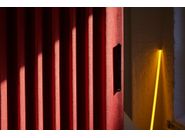 Folding door with velvet cladding Textile door By Dooor