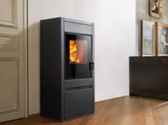 E128 A | Stufa by Piazzetta - Stufa a legna in acciaio classe A+