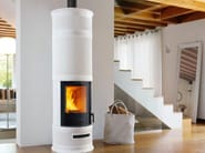 E929 C-H | Stufa by Piazzetta - Stufa a legna centrale per riscaldamento aria classe A+