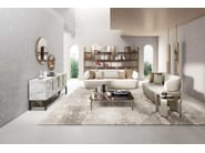 ECLECTIC Q by Capital Collection - Tavolino basso quadrato in acciaio e legno - 3