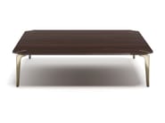 ECLECTIC Q by Capital Collection - Tavolino basso quadrato in acciaio e legno - 2