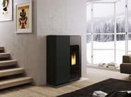 GINGER | Stufa a pellet by PALAZZETTI - Stufa a pellet in acciaio e vetro classe A+ - 3