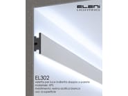EL302| Up&down LED lighting flat profile Linear lighting profile for ...