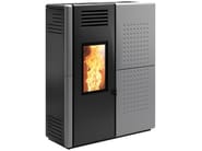 FENDOR by CAMINETTI MONTEGRAPPA - Stufa a pellet in acciaio e maiolica - 5