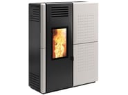 FENDOR by CAMINETTI MONTEGRAPPA - Stufa a pellet in acciaio e maiolica - 4