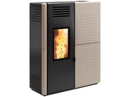 FENDOR by CAMINETTI MONTEGRAPPA - Stufa a pellet in acciaio e maiolica - 3