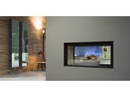 FILOSKEMA by Antoniolupi - Termocamino a legna in acciaio - 10