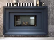 FILOSKEMA by Antoniolupi - Termocamino a legna in acciaio