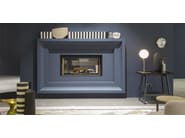 FILOSKEMA by Antoniolupi - Termocamino a legna in acciaio - 2