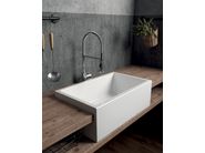 FRAME by GALASSIA - Lavello reversibile a spessore ceramico pieno - 2