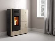 FOLIA | Stufa a pellet by CAMINETTI MONTEGRAPPA - Stufa a pellet a parete