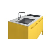 FRAME KITCHEN 2 UNITS by Fantin - Minicucina in metallo da interno e da esterno - 8