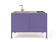 FRAME KITCHEN 2 UNITS by Fantin - Minicucina in metallo da interno e da esterno - 3
