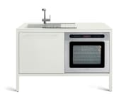 FRAME KITCHEN 2 UNITS by Fantin - Minicucina in metallo da interno e da esterno - 12