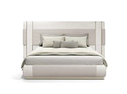 FREY by Capital Collection - Letto matrimoniale in tessuto con testiera alta - 2