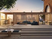 FLEX by GANDIABLASCO - Pergola in alluminio e legno