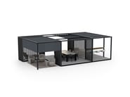 FLEX by GANDIABLASCO - Pergola in alluminio e legno - 4