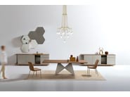 GEMINI by Ronda Design - Tavolo da pranzo con base in metallo - 4