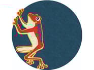 LA GRENOUILLE by Un Tapis à Paris - Tappeto rotondo in cotone per bambini - 3