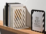 GRID BOOKEND #01 by Weld & co - Fermalibri in lamiera - 3