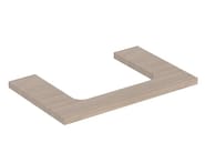 ONE by Geberit - Piano lavabo in truciolare