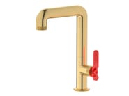 BOLD LEVER B2202 by IB - Miscelatore per lavabo da piano monocomando con scarico automatico