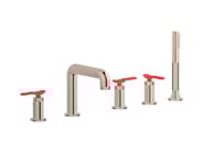 BOLD LEVER B2396 by IB - Rubinetto bordo vasca da incasso con doccetta - 20