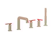 BOLD LEVER B2396 by IB - Rubinetto bordo vasca da incasso con doccetta - 22