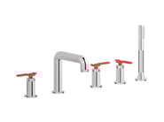 BOLD LEVER B2396 by IB - Rubinetto bordo vasca da incasso con doccetta - 4