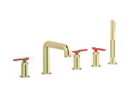 BOLD LEVER B2396 by IB - Rubinetto bordo vasca da incasso con doccetta - 10