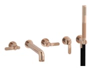 BOLD LEVER B2398 by IB - Rubinetto per vasca a 5 fori a muro con doccetta - 23