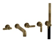 BOLD LEVER B2398 by IB - Rubinetto per vasca a 5 fori a muro con doccetta - 11