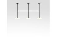 IHANA x3 LED glass and steel ceiling lamp By Marset | design ...