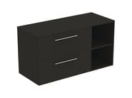 I.LIFE B T5757 by Ideal Standard - Mobile lavabo in legno con pensile