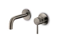 SLIMLINE WALL BASIN MIXER 90 by JEE-O - Miscelatore per lavabo a 2 fori a muro in acciaio inox