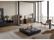 BOTERO T-WIN by Jolly Mec - Stufa combinata legna - pellet - 2