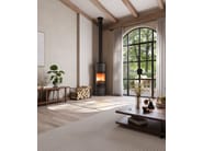 CLIPPER by Jolly Mec - Stufa a legna per riscaldamento aria classe A+ - 5