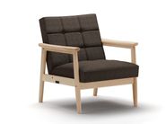 K CHAIR | Fabric easy chair Tufted fabric easy chair with armrests