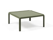 KOMODO TAVOLINO by Nardi - Tavolino da giardino basso quadrato in polipropilene