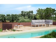 KOMODO TAVOLINO by Nardi - Tavolino da giardino basso quadrato in polipropilene - 10