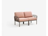 KOMODO ELEMENTO TERMINALE by Nardi - Elemento per divano modulare da giardino in polipropilene/tessuto - 2