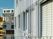 CLADDING KLEY STUDENT RESIDENCE by Kriskadecor - Facciata frangisole in catene di alluminio