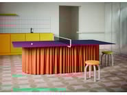 TENDINA by LAVA - Tavolo da ping pong in gres porcellanato e tessuto - 3