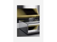 LITT by ACERBIS - Tavolino rettangolare in acciaio inox e cristallo - 2