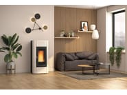 ISIDORA IDRO H16 - H20 - H23 by La Nordica-Extraflame - Termostufa a pellet - 3