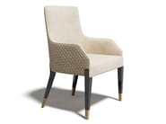 MADAME C/B by Capital Collection - Sedia imbottita in tessuto con braccioli MADAME C/B by Capital Collection - Sedia imbottita in tessuto con braccioli