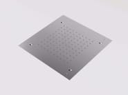MAE by Rexa - Soffione doccia a soffitto con getto nebulizzato da incasso in acciaio inox